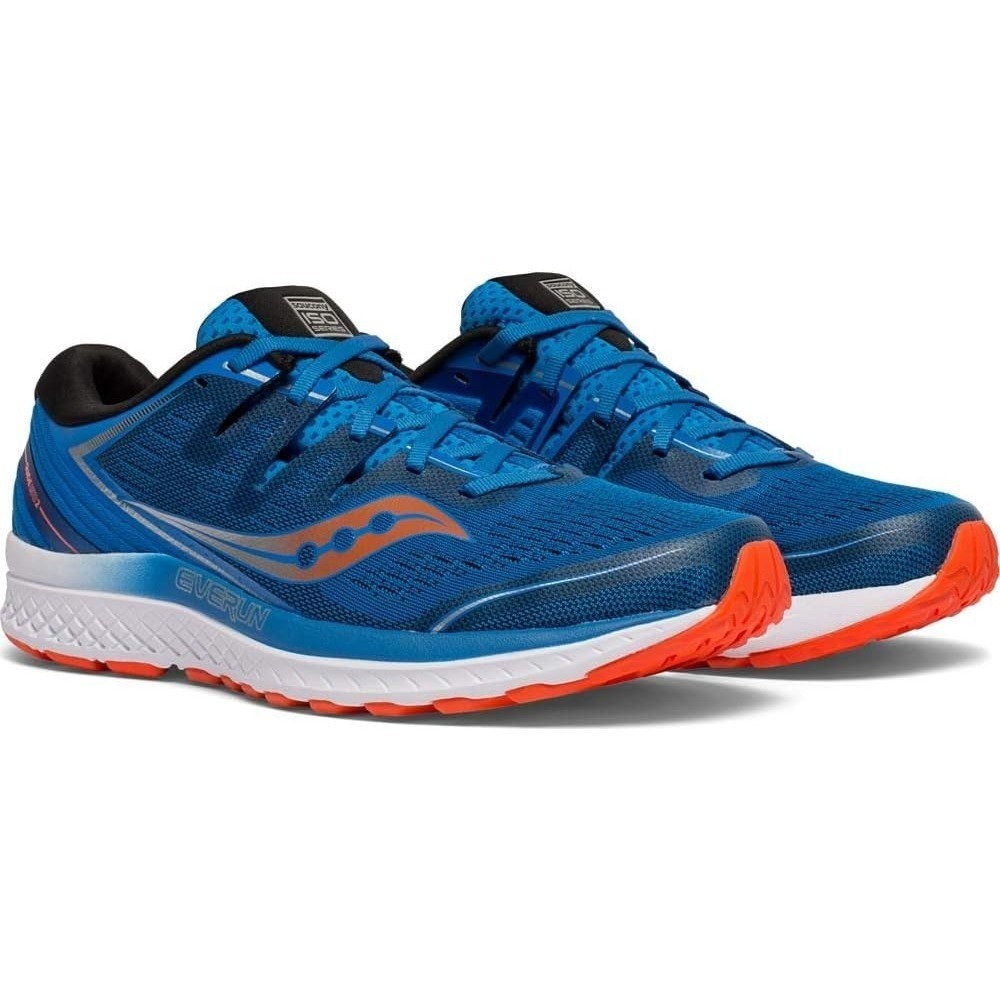 Saucony® (Men's 7 M) Guide™ ISO 2 Running Shoes in Blue/Orange‎
